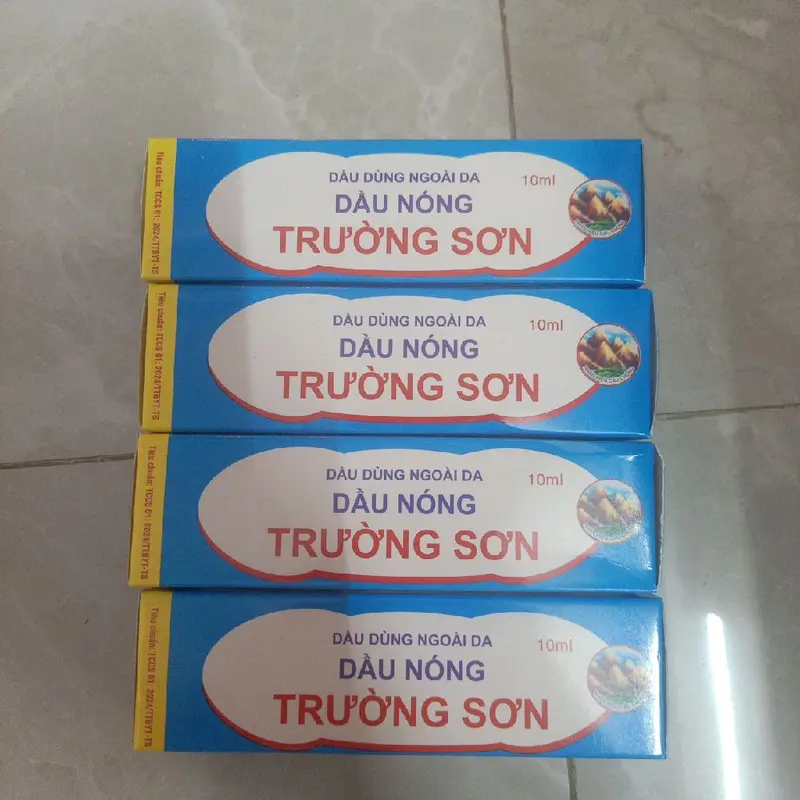 Combo 4 chai Dầu nóng trường sơn chai 10ml Dưỡng Body Massage Dưỡng Da Body 2