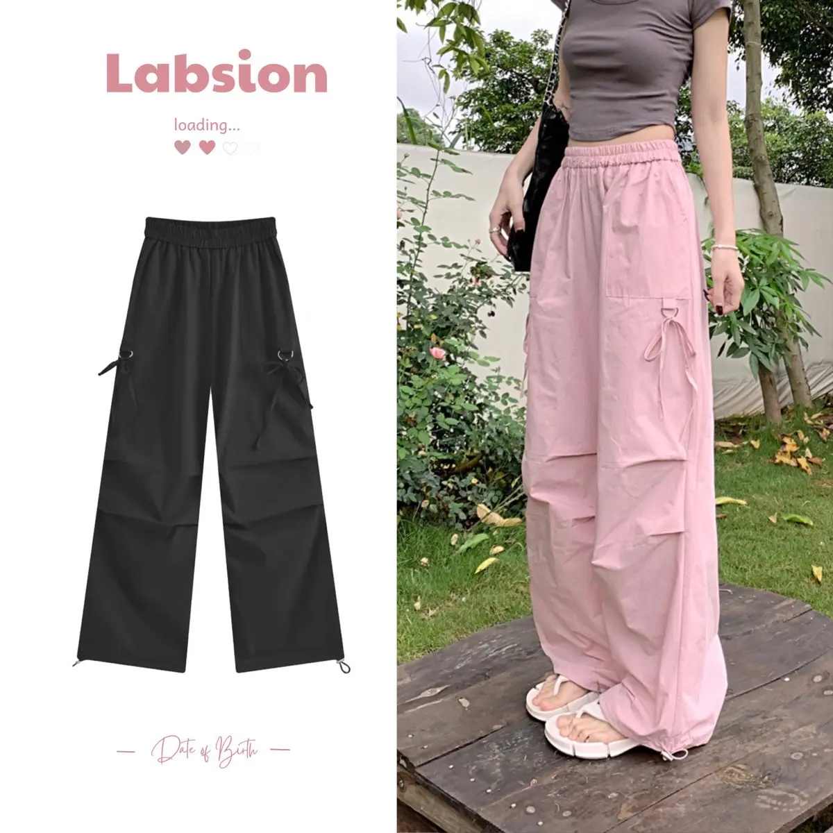Quần kaki Hàn khuy nơ by Labsion