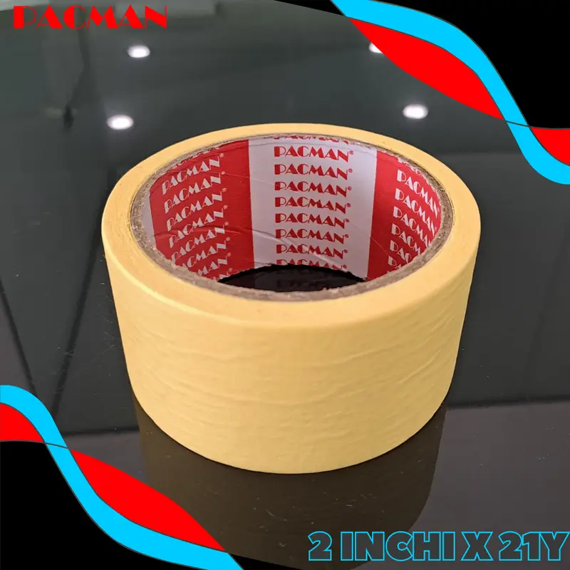 Masking Tape Pacman Tape isolasi solatip lakban kertas terbaik termurah asli original pacman 1