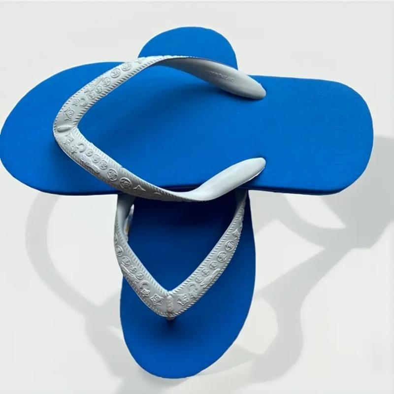  Dép xỏ ngón dép tông ThaiLan cá tính nam nữ chất cao su mũi tròn đi biển du lịch - DéP Đế Bằng 