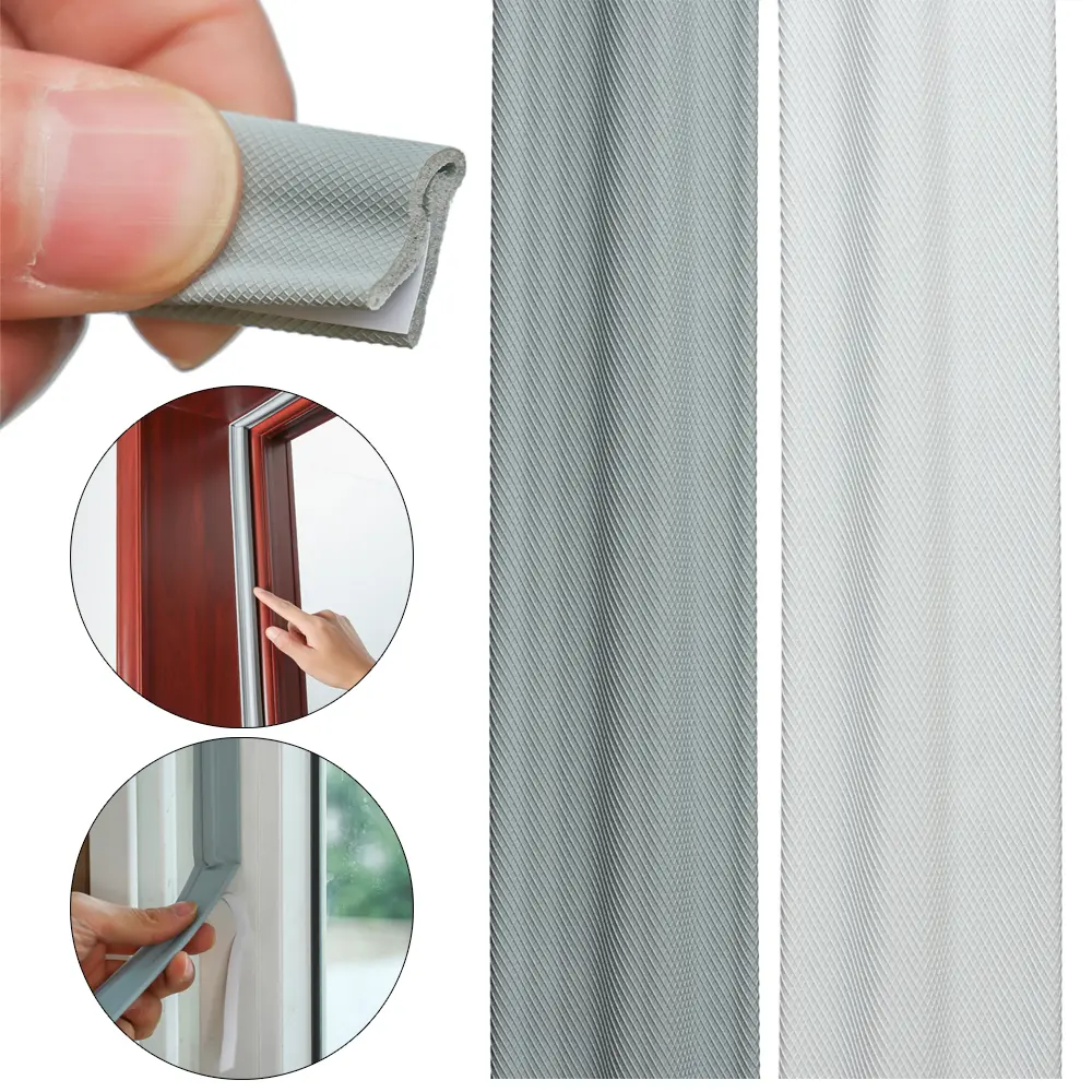 Home Soundproof Self-adhesive Door Window Draught Excluder Weather Stripping Sealing Strip