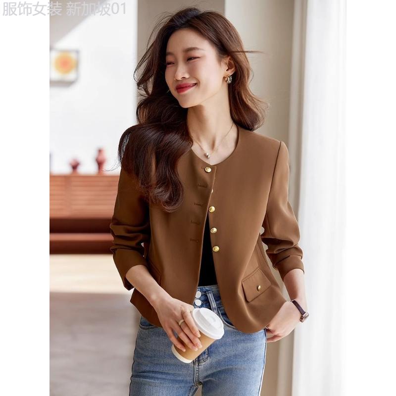 Tree page  This Year's Popular Small Fragrant Style Short Coats And Shirts For Women 2024 Autumn New French Lady Temperament Suit Tops 2
