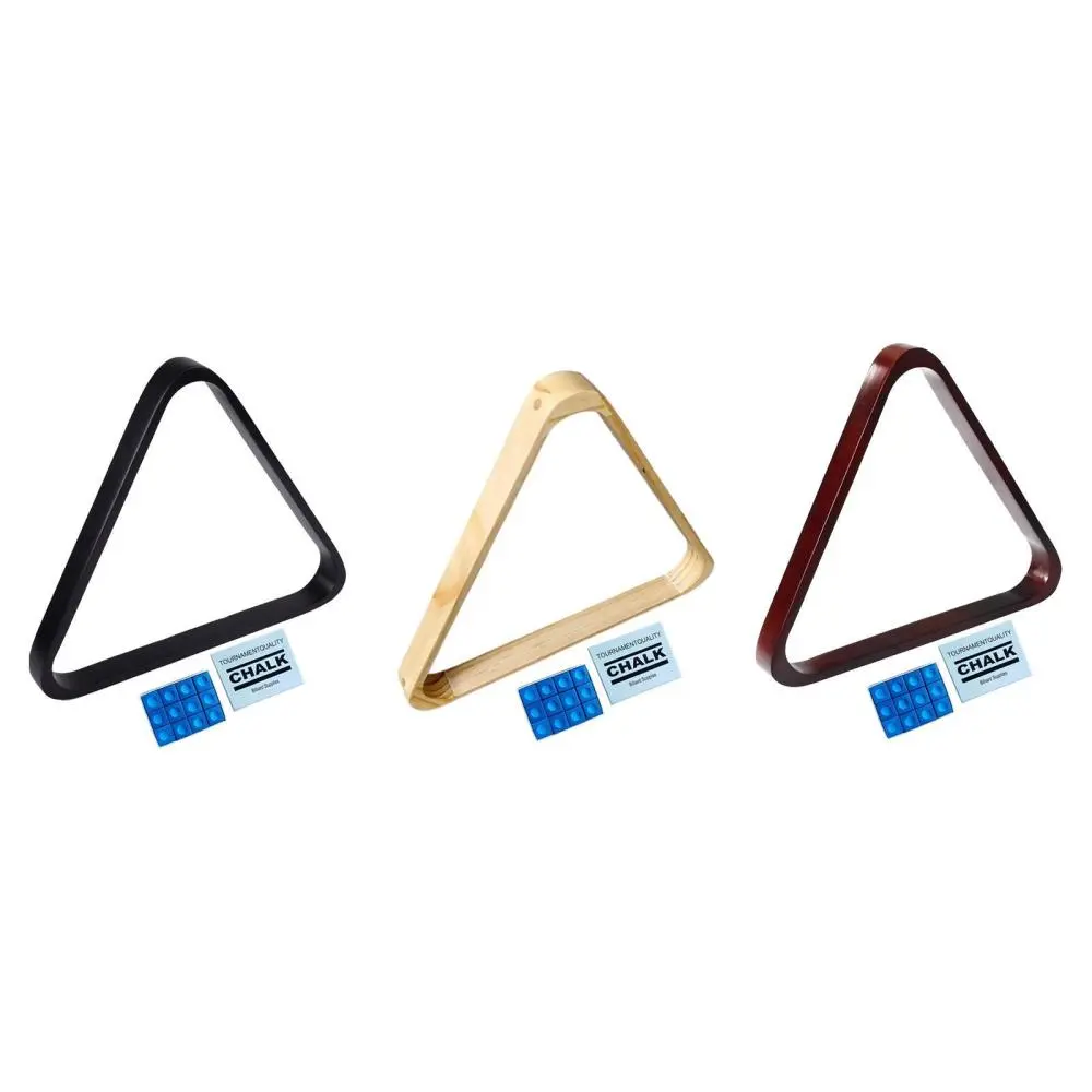 Pool Table Triangle Ball Rack Wood Billiard Ball Rack Holder for Indoor Game Billiards Table Practice Snooker Pool Triangle Rack