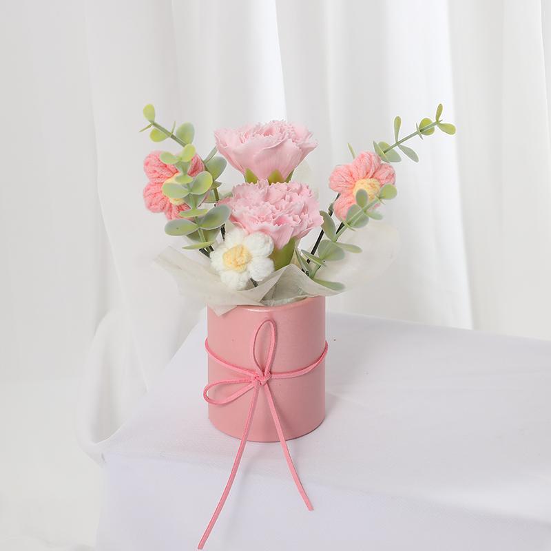 Artificial Flower Bouquet, 1 Count Faux Flower Bouquet with Gift Bag, Decoration Supplies for Home Living Room Bedroom 5