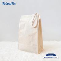 Gambar Krisnatex Tas Hampers Kanvas Natural Polos - Bekal Lunch Bag Tote Tempat Makan Hamper Canvas dari Krisnatex Kota Administrasi Jakarta Timur 1 Tokopedia