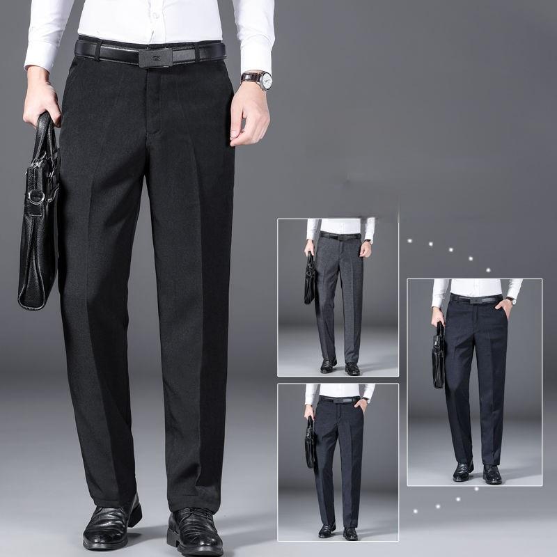 Quần Tây Ống Suông Chất Cotton 2 Da Quần học Sinh Không giãn Dày Dặn Đẹp Full SIze Nhiều Màu MC STORE Nam Menswear