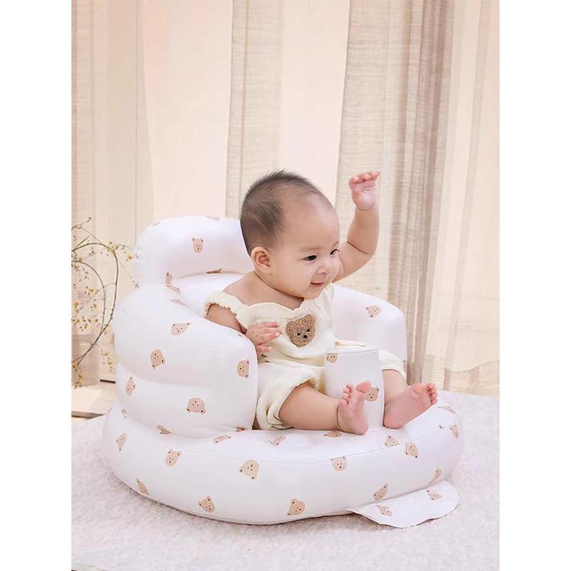 Cute bear baby training chair with pump in mother and child 3