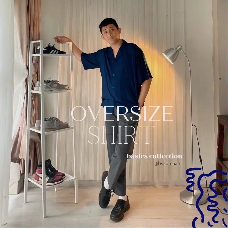 Kemeja oversize unisex