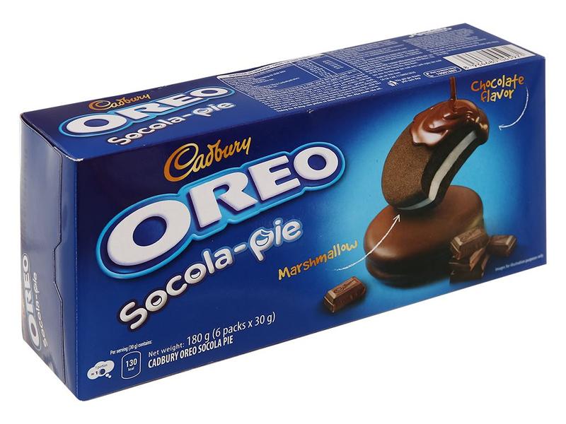 BÁNH SOCOLA PIE OREO NHÂN MARSHMALLOW 180G 0