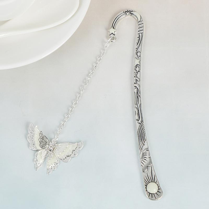 Dấu Trang Bướm Đêm Dạ Quang, Nhãn Đọc, Dụng Cụ Làm Lông Vũ, Đánh Dấu Sách 8