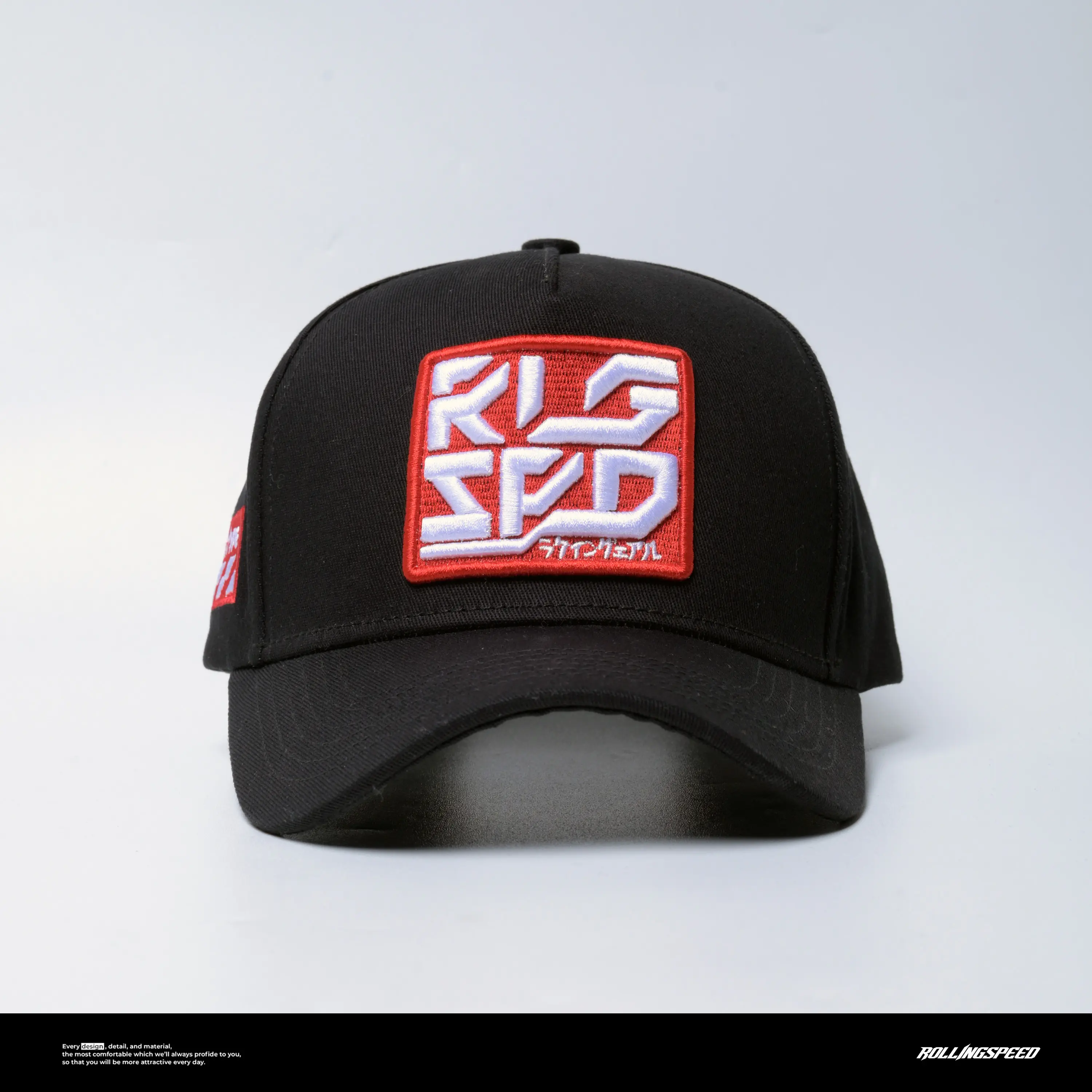 Rollingsspeed - Trucker Quantum Baseball Caps - Topi Hitam
