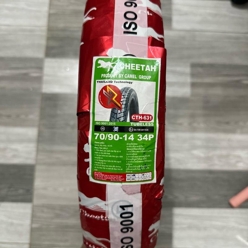 Vỏ xe máy cheetah sz70/90/14 cho dòng xe tay ga ko ruột cho mọi dòng mâm 14in xe ga