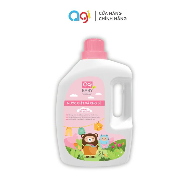 Product Introduction of Nước giặt xả cho bé Agi 2 in 1 3000ml - An toàn, Tiện dụng 11