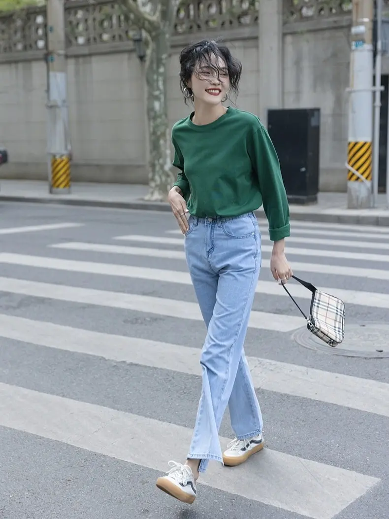 ÁO THUN TAY DÀI BABYTEE TRƠN VẢI COTTON MỀM MỊN THOÁI MÁI Cổ Tròn Women | BigBuy360 - bigbuy360.vn ÁO THUN TAY DÀI BABYTEE TRƠN VẢI COTTON MỀM MỊN THOÁI MÁI Cổ Tròn Women | BigBuy360 - bigbuy360.vn