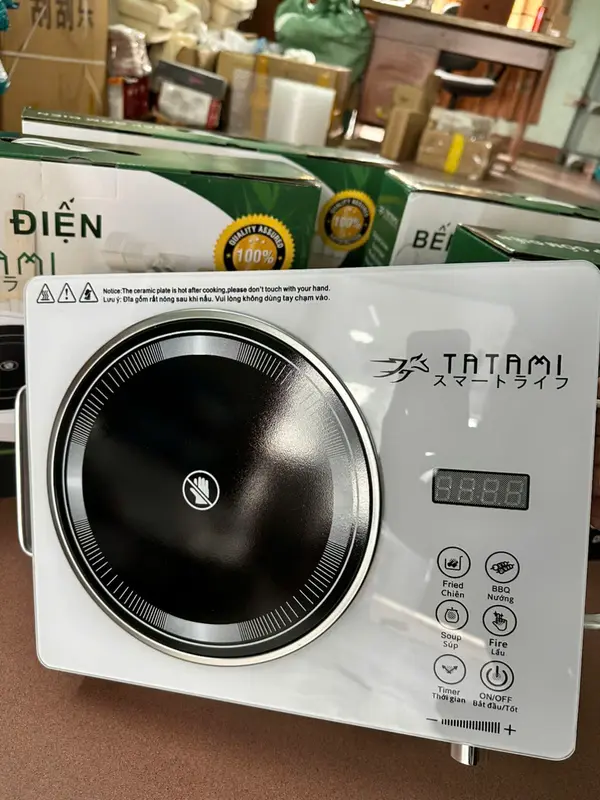 Bếp hồng ngoại, Bếp điện hồng ngoại TATAMI không kén nồi điều khiển cảm ứng công suất 3500W nấu ăn đa năng 3