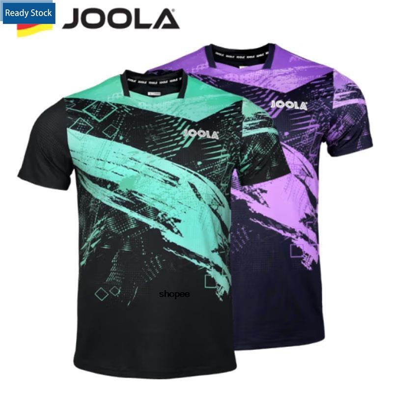 Áo Thi Đấu Bàn Tennis, JOOLA, Áo Thun Thể Thao Thoải Mái, Thoáng Khí, ngắn Tay, Thích Hợp Cho Các Môn Thể Thao Ngoài Trời / Trong Nhà, Lý Tưởng Cho Bóng Bàn, Cầu Lông Và Chạy Bộ 1