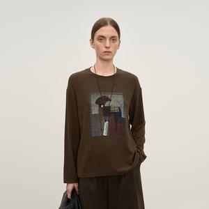 Modern Casual Patchwork Pony Shirt D059