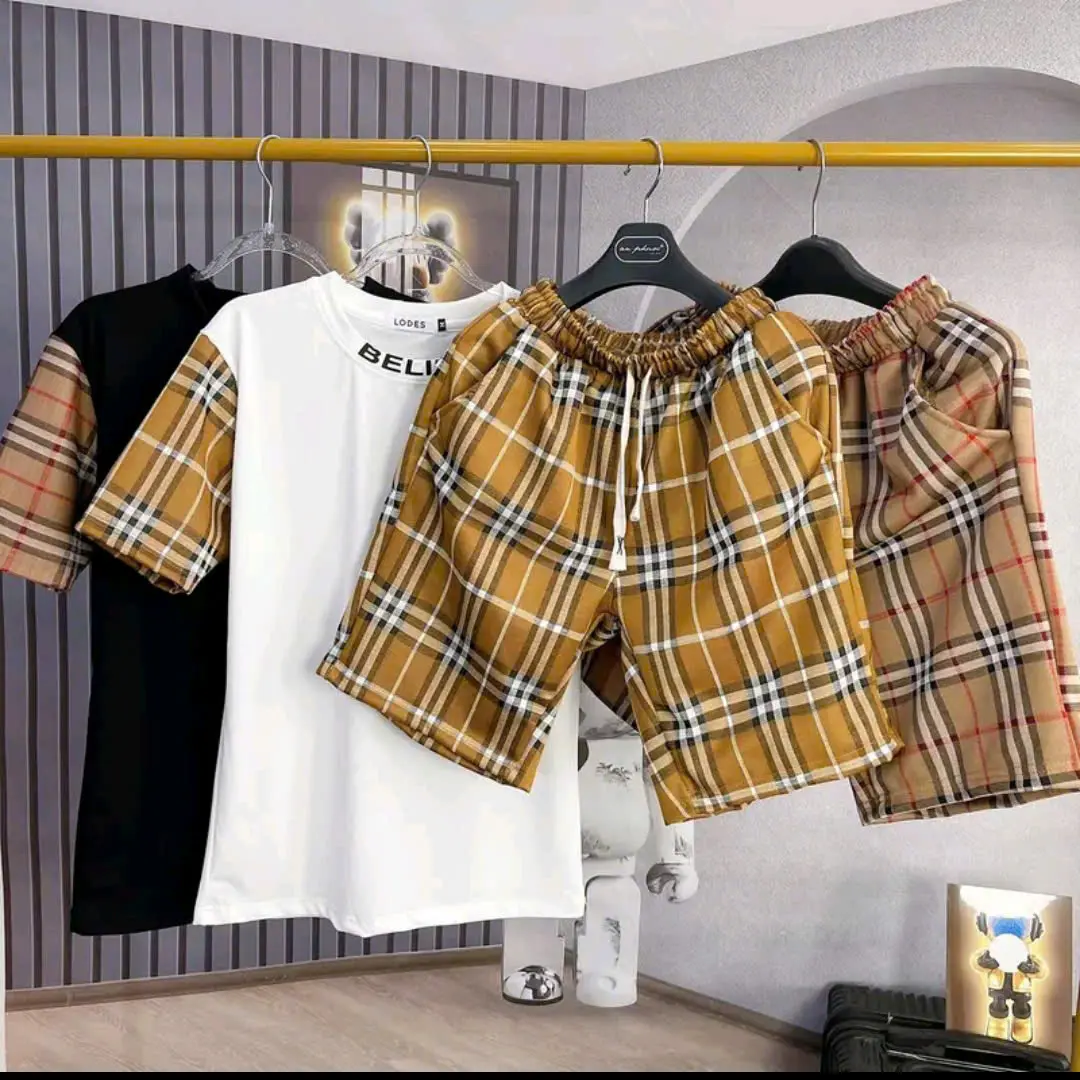 Bộ thun hè  chất liệu vải Cotton cao cấp siêu dày dặn, kích cỡ S/M/L/XL,2XL (45- 75kg)