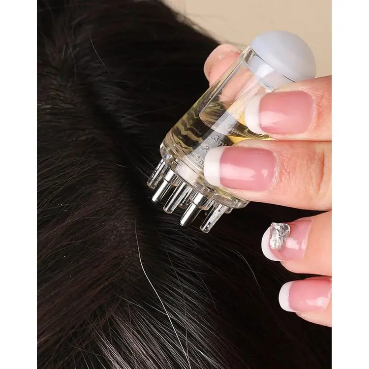 Mini Aplikator Kulit Kepala Sisir Cair Sisir Pijat Mini 2