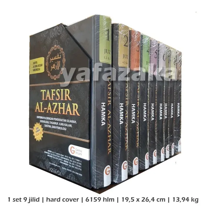 Buku Tafsir Al-Azhar Perjilid Original Karya Prof Dr Buya Hamka ORI ...