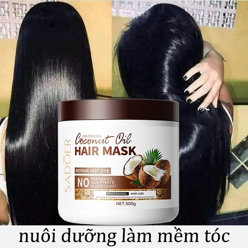 Kem Ủ Tóc Dầu xả Collagen 500g phục hồi tóc ngăn ngừa rụng tóc phục hồi tóc khô và hư tổn giúp tóc mềm mượt và ngăn ngừa rụng tóc