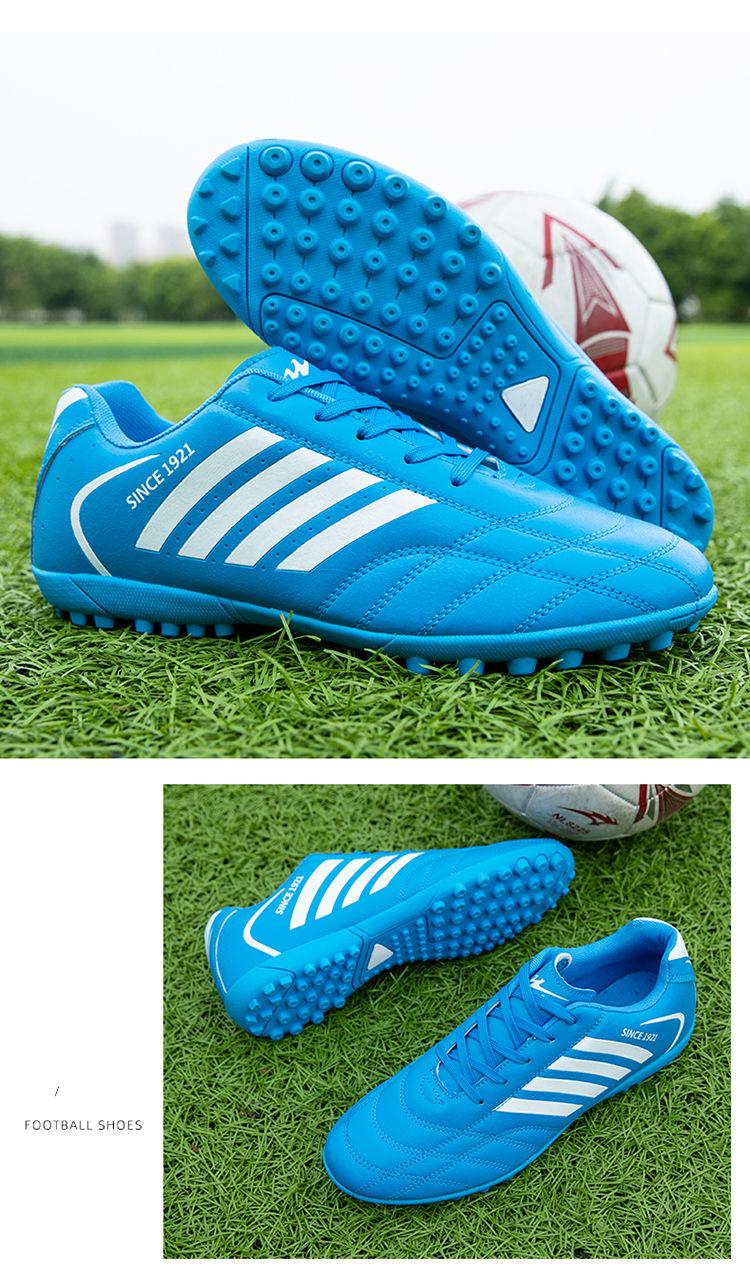 Product Introduction of Double Star Soccer Shoes Competition Special Adult Men Broken Spike Boys Primary School Girls Non-slip Training Professional Shoes Wear-resistant Slipper 28