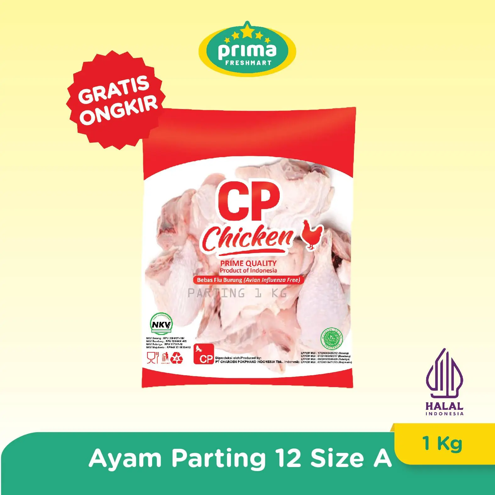 AYAM PARTING 12 ALL SIZE FROZEN