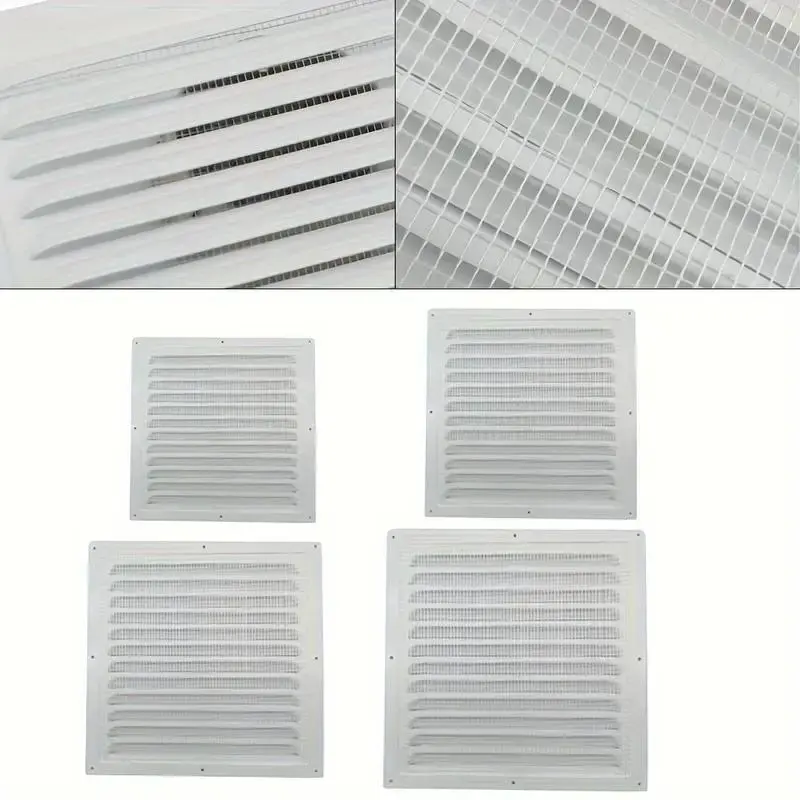 Aluminum Alloy Vent Cover, Metal-Louvered Wall Air Vent Grille for Exhaust and Ventilation, Vent Cover for Home, Office, Hotel, Restaurant 5