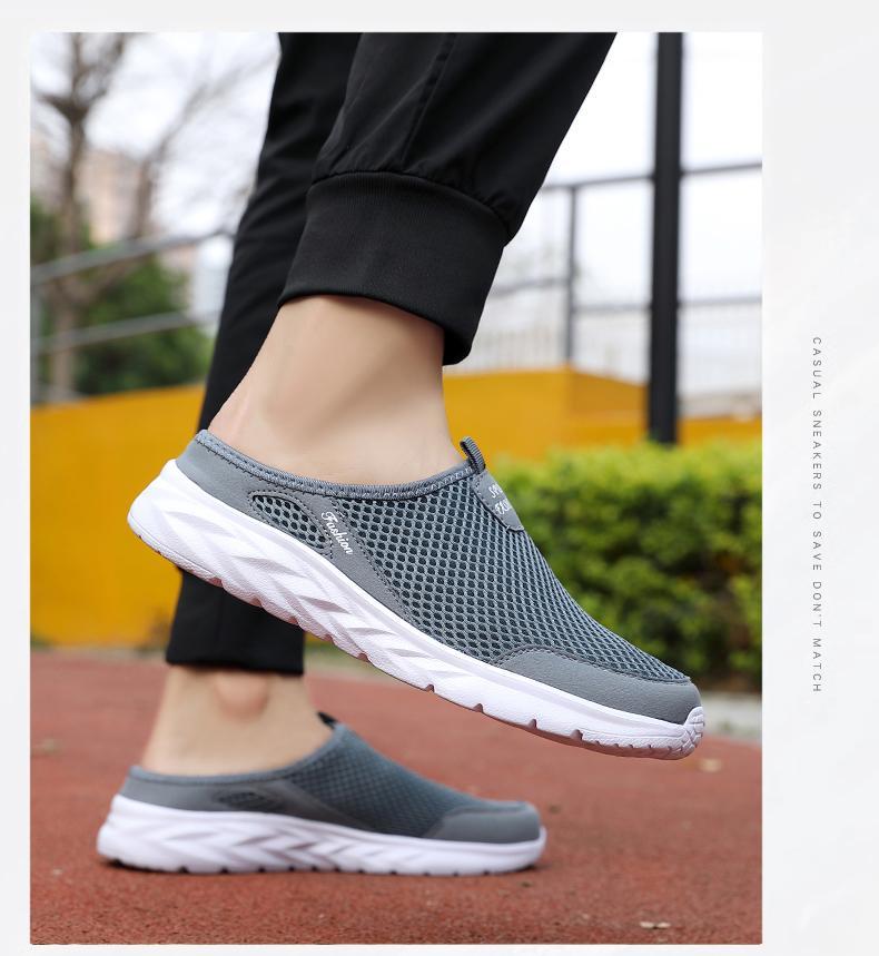 Product Introduction of Sneakers Casual Shoes for Men Breathable Summer Lightweight Comfortable Black Slip-On Driving Walking Shoes Tenis Masculino Boy Runner 46