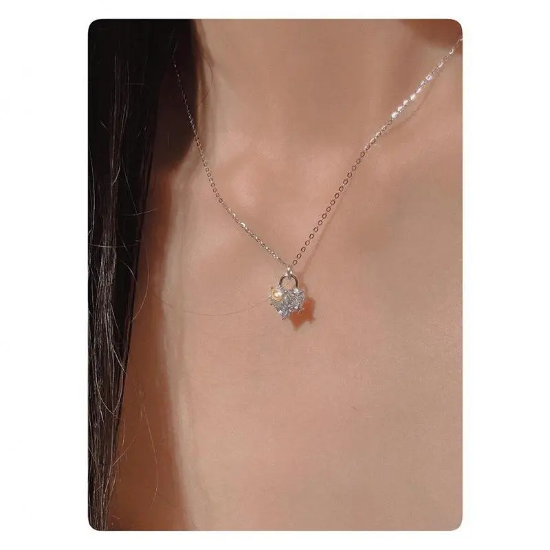 Vòng Cổ Trái Tim, Thời Trang, Ngọt Ngào, Dây Chuyền Xương Đòn 4