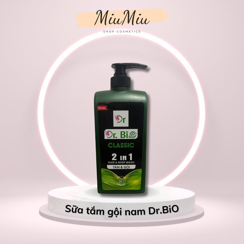 Sữa tắm gội nam 2 in 1 Dr.Bio 700ML | Hương nước hoa romano