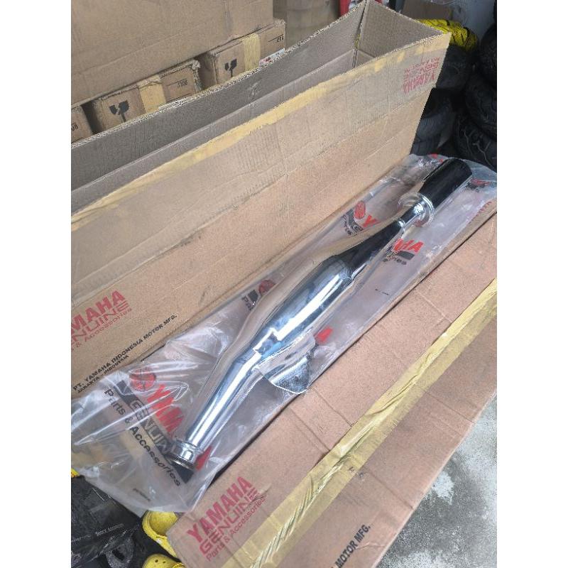 Knalpot Yamaha Fiz-R Fizr Asli Original Chrome NOS New Old Stok - Motorcycle 3
