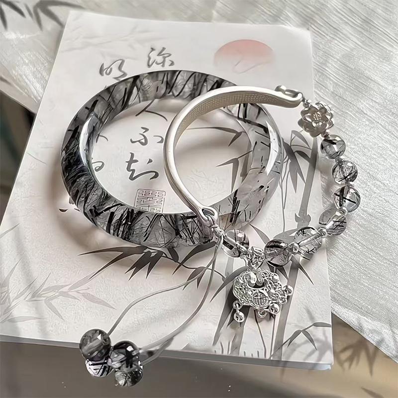 Vòng Tay Cáo Phong Cách Trung Quốc Tiktok Boom, Khóa An Toàn, Vòng Tay Viền, Dành Cho Nữ, Vòng Tay Niche Boom, Phong Cách Cổ Trang, Đồ Trang Sức Tay Ngầu Hàng Mới Về 2
