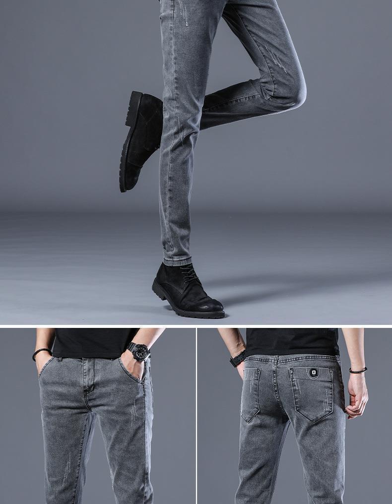 Product Introduction of Quần Jean Nam, Mềm Mại Và Co Giãn, Mỏng Vừa Vặn, Dễ Phối Đồ, Quần Dài Thường Ngày Quần Nam, Thương Hiệu 5