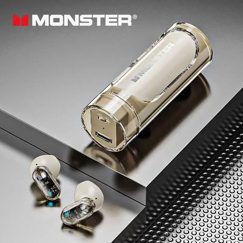 Monster XKT13 Wireless Bluetooth 5.3 Earphone Headphone Headset Earbuds TWS Hifi Stereo Telepon 6