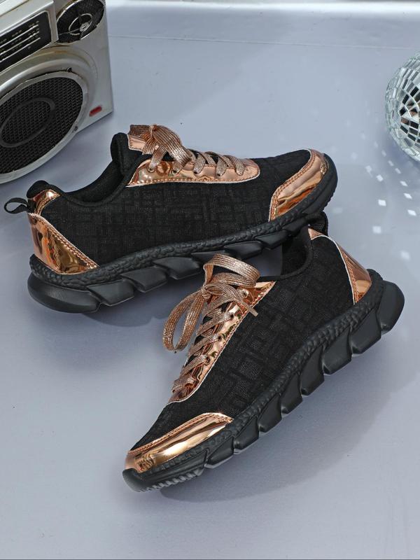 Men's Fashionable Low Top Sneakers, Casual Breathable Comfortable Sports Running Shoes, Male All-match Round Toe Shoes for Daily Wear 4
