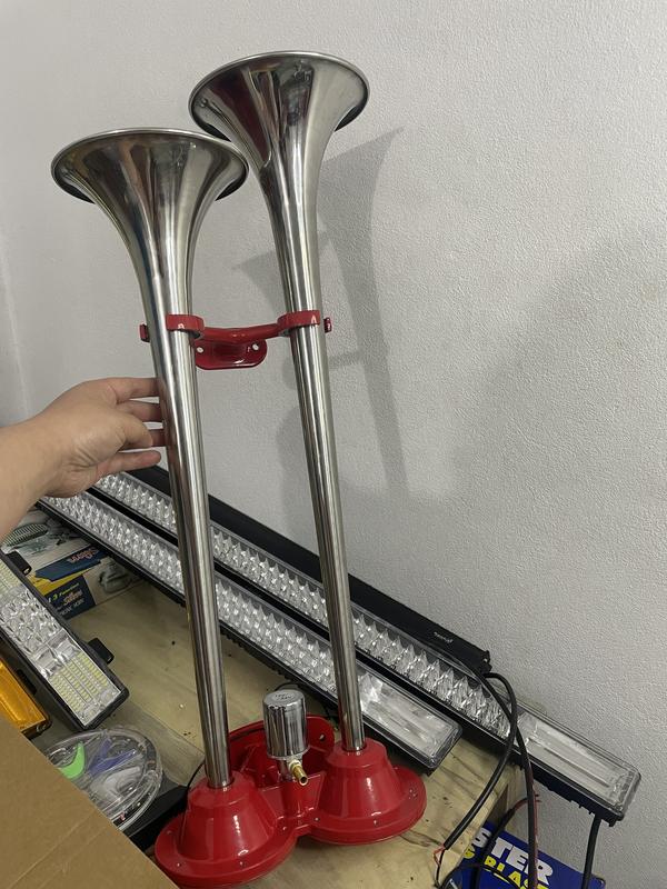 Cặp còi thái hơi 12v 24v dùng chung Phụ Kiện Phụ Kiện