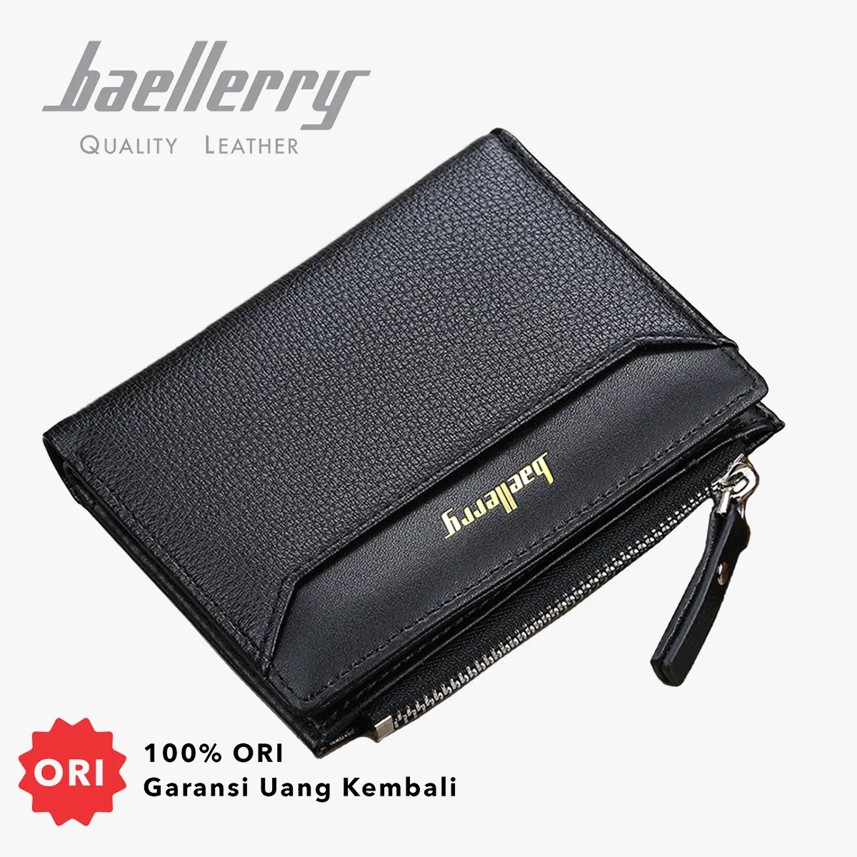 Dompet Pendek Pria Wanita Kulit BAELLERRY DR023