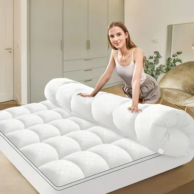 Mattress Serta Dream Spiral Pillow Mattress Pad Queen Size Quilted