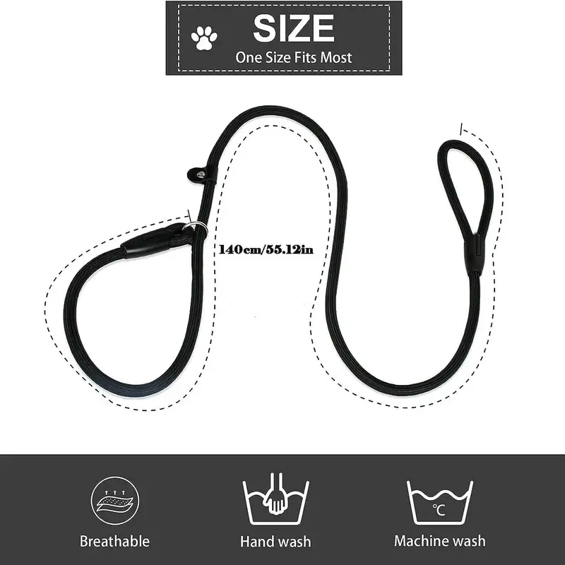 Nylon Dog Leash, Pet Lead With Buckle, Adjustable Pet Walking Leash for Dogs & Cats 1