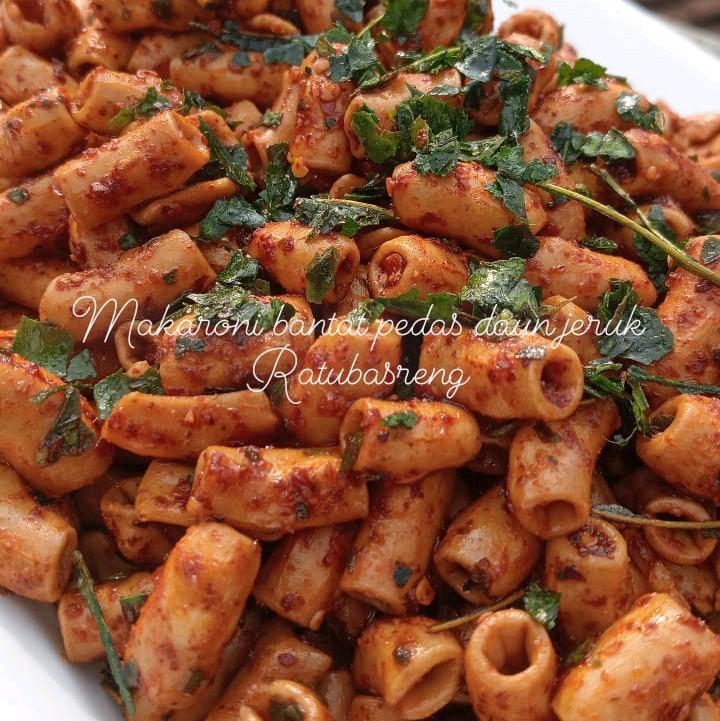 seblak Makaroni bantat pedas daun jeruk 500 gram Cemilan Food Chips 0
