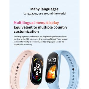 ♥ SFREE Shipping ♥ 2022 New M7 Smart watch Women Men's Blood Pressure Monitor Sports Fitness Bracelet Smartband Bluetooth 5.0 Monitor PK M6 M5 M4 Charging Device Magnetic Android Smartphone Wearable Monitoring Chargeable Wristwatch