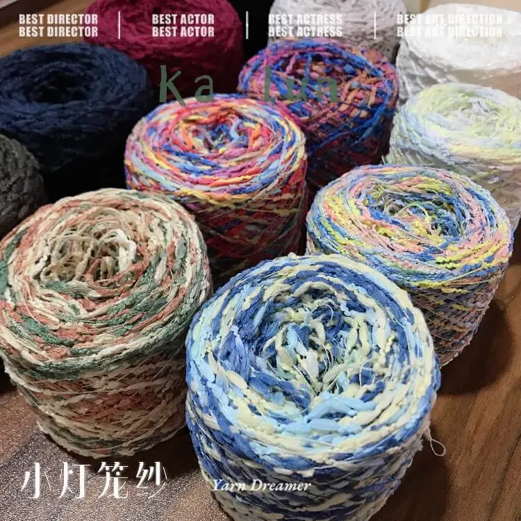 10 Style Yarns Gradient Yarn for Crochet Bundle Thick Yarn Crochet Thread Chunky Yarn Glitter Yarn Wool Yarn Knitting Yarn Multicolored Yarn Art