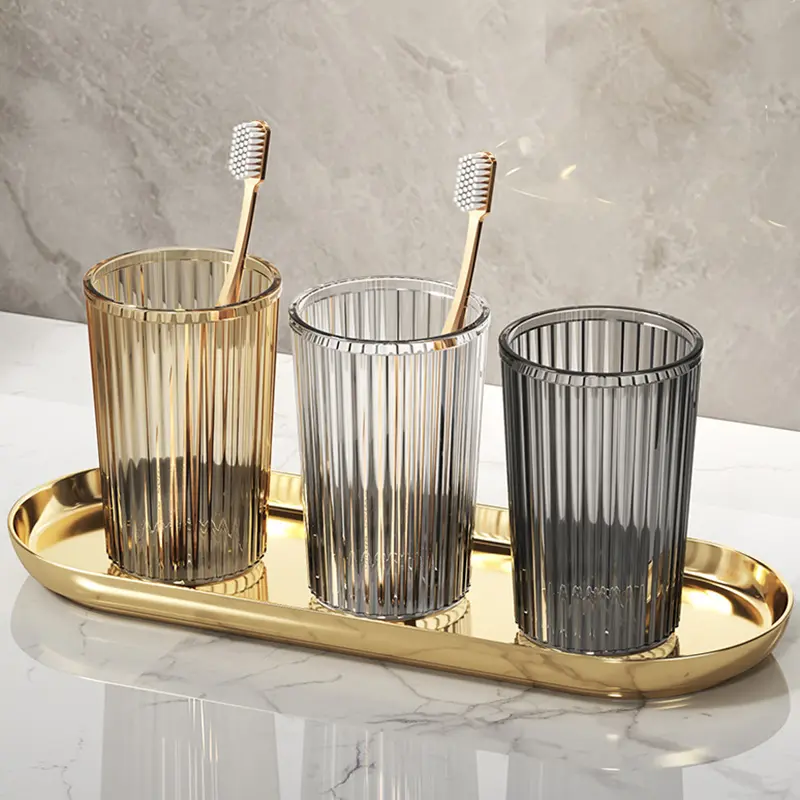 Cốc Súc Miệng Acrylic, Cốc Phòng Tắm Bàn Chải Đánh Răng, Phong Cách Sang Trọng Giá Cả Phải Chăng Phụ Kiện Lưu Trữ, Giá Đỡ Bàn Chải Đánh Răng 5