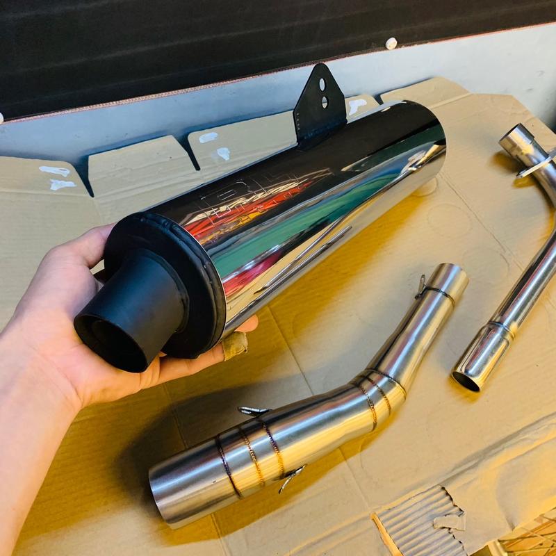  Pô CBR RL + Cổ 2Khúc Dream Wave Sirus Blade Rsx S110 A110 inox 