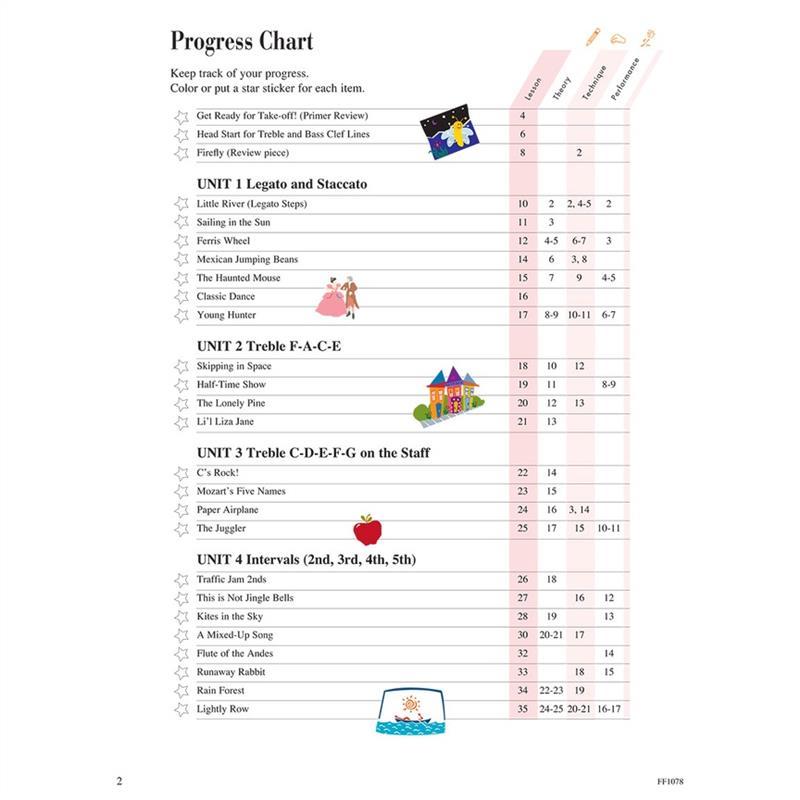 Product Introduction of High Quality AUTHORIZED DISTRIBUTOR - HAL LEONARD - PIANO ADVENTURES LESSON BOOK LEVEL 1 (2nd Edition) 6