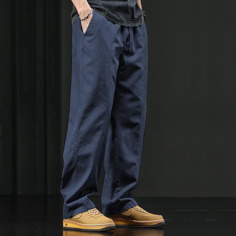 Quần Dài Kaki Nam Form Suông Dáng RỘng, Cạp Chun Thoải Mái Vận ĐỘng, Siêu Hot - QKK18 5