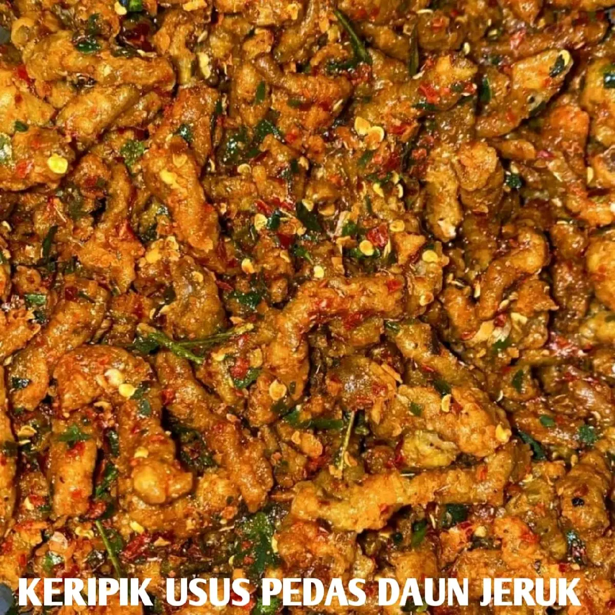 kripik usus crispy pedas daun jeruk 1kg Keripik Snacks Food