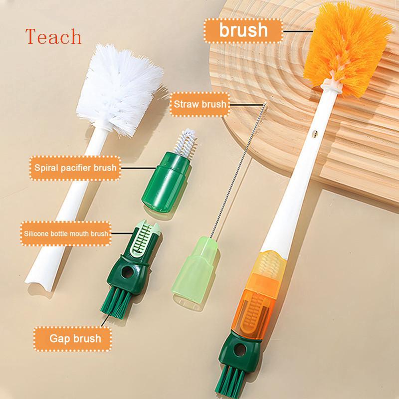 5 in 1 Bottle Cleaning Brush Set Multi-Functional Cleaner Tumbler ...