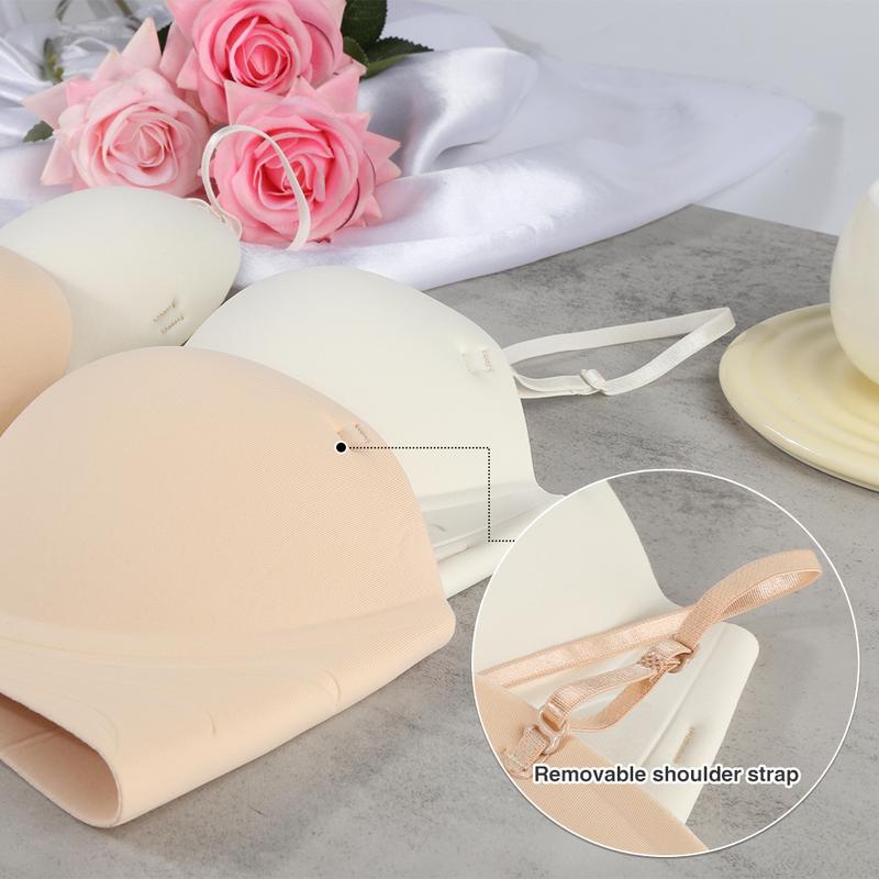 Đồ Lót Cho Nữ, Dây Đeo Vai Có Thể Tháo Rời Dày 2Cm, Ngực Nhỏ Trông Lớn Hơn, Khóa Trước Chống Trượt, Chống Chạy Bra, Vô Hình Không Dấu Vết, Thoải Mái Và Mềm Mại, Thiết Kế Hình Cốc 3D, Thời Trang, 4 Màu Có Sẵn 8